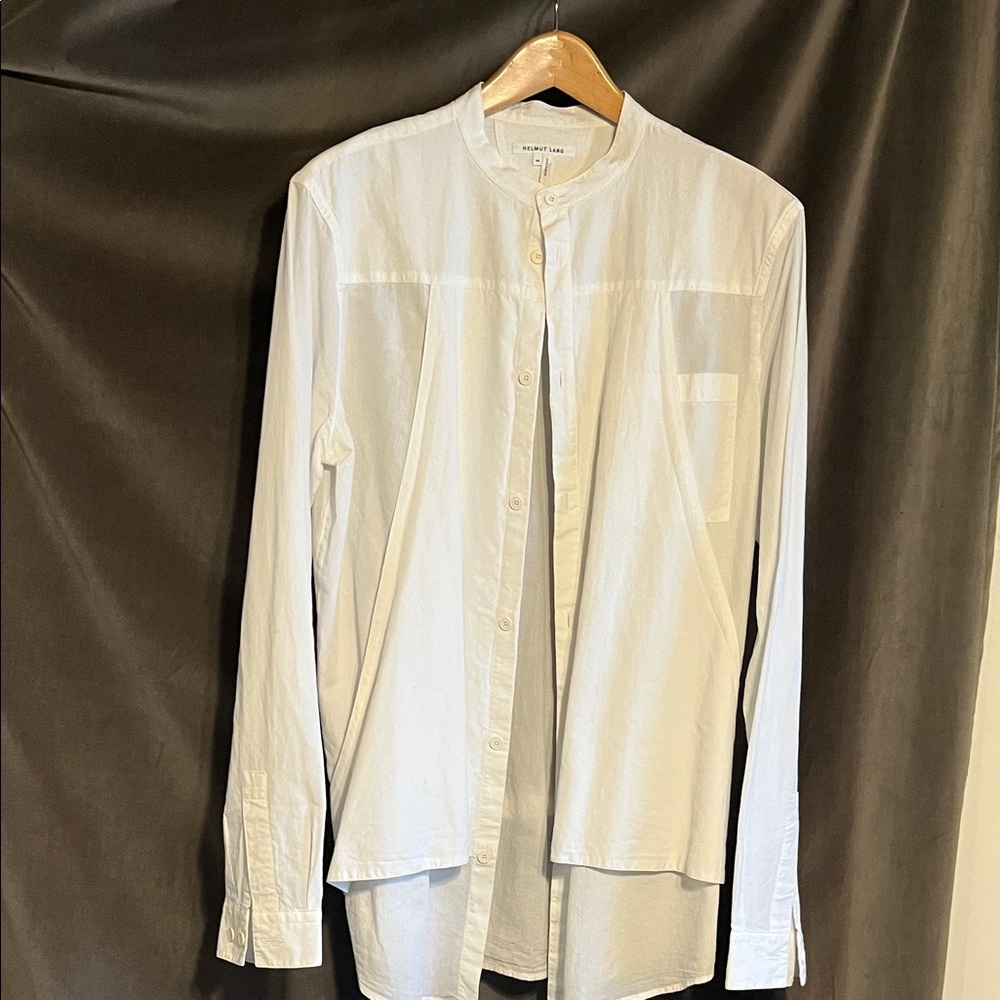 Helmut Lang White Casual Button Down Shirt